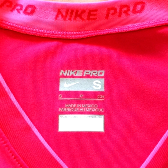 Nike Pro Dri Fit Small Short Sleeve Shirt - Picture 6 of 6